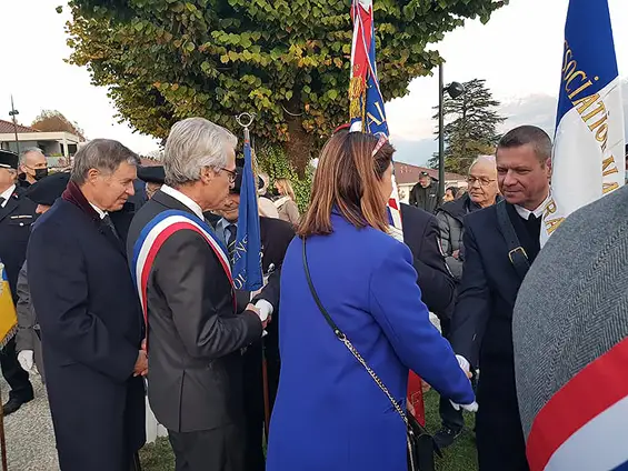 Biviers - Cérémonie du 11 novembre 2021, hommage au Lieutenant Jean SILVY