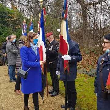 Cérémonie hommage aux morts pour la France AFN