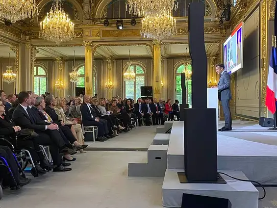 Conférence nationale du handicap 2023 à l'Élysée