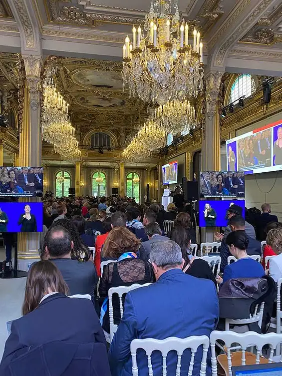 Conférence nationale du handicap 2023 à l'Élysée