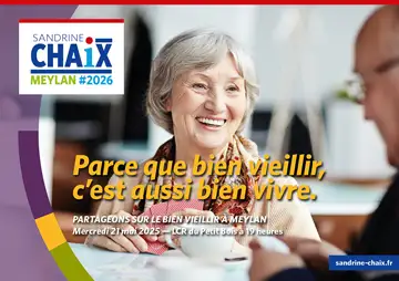 Réunion, partage autour du bien vieillir à Meylan