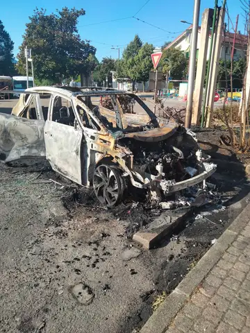 Insécurité à Meylan : quand la réalité dépasse le « sentiment » — voiture brulée à Meylan. L