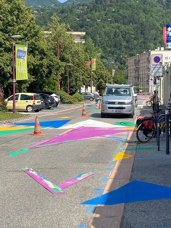 Lettre ouverte remise au Maire de Meylan concernant les marquages au sol "ludiques"