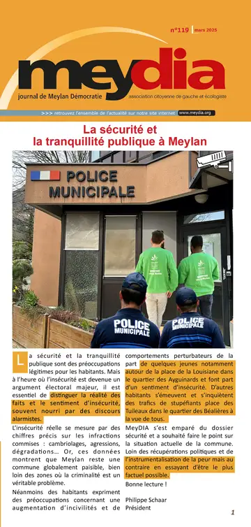 Insécurité à Meylan : quand la réalité dépasse le soi-disant « sentiment »